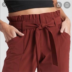 Athleta Skyline Pants dried cinnamon size 10